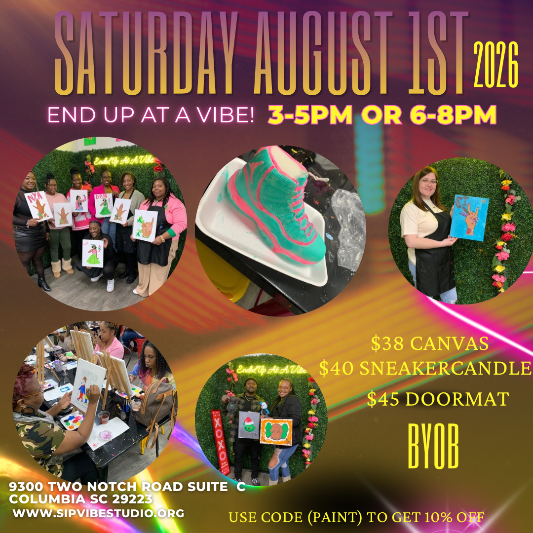 Saturday Aug 1st 3-5pm or 6-8pm