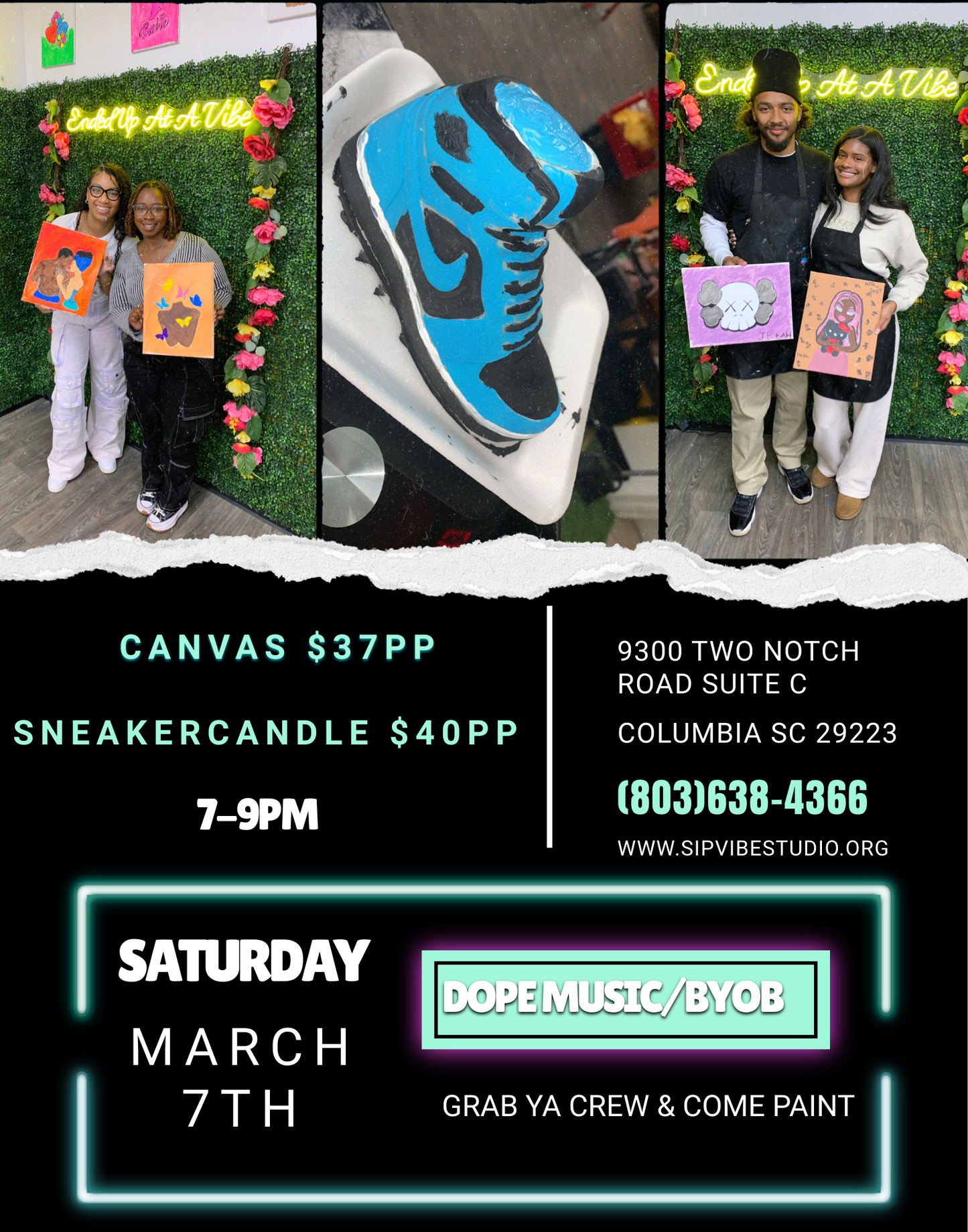 Saturday Paint & Chill 7-9pm