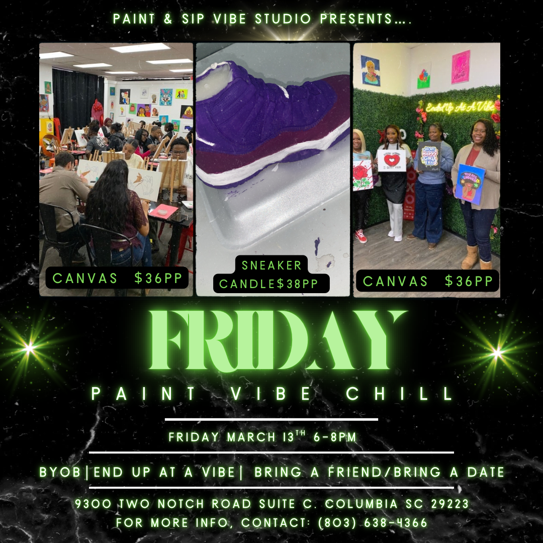 Friday March 13th 6-8pm