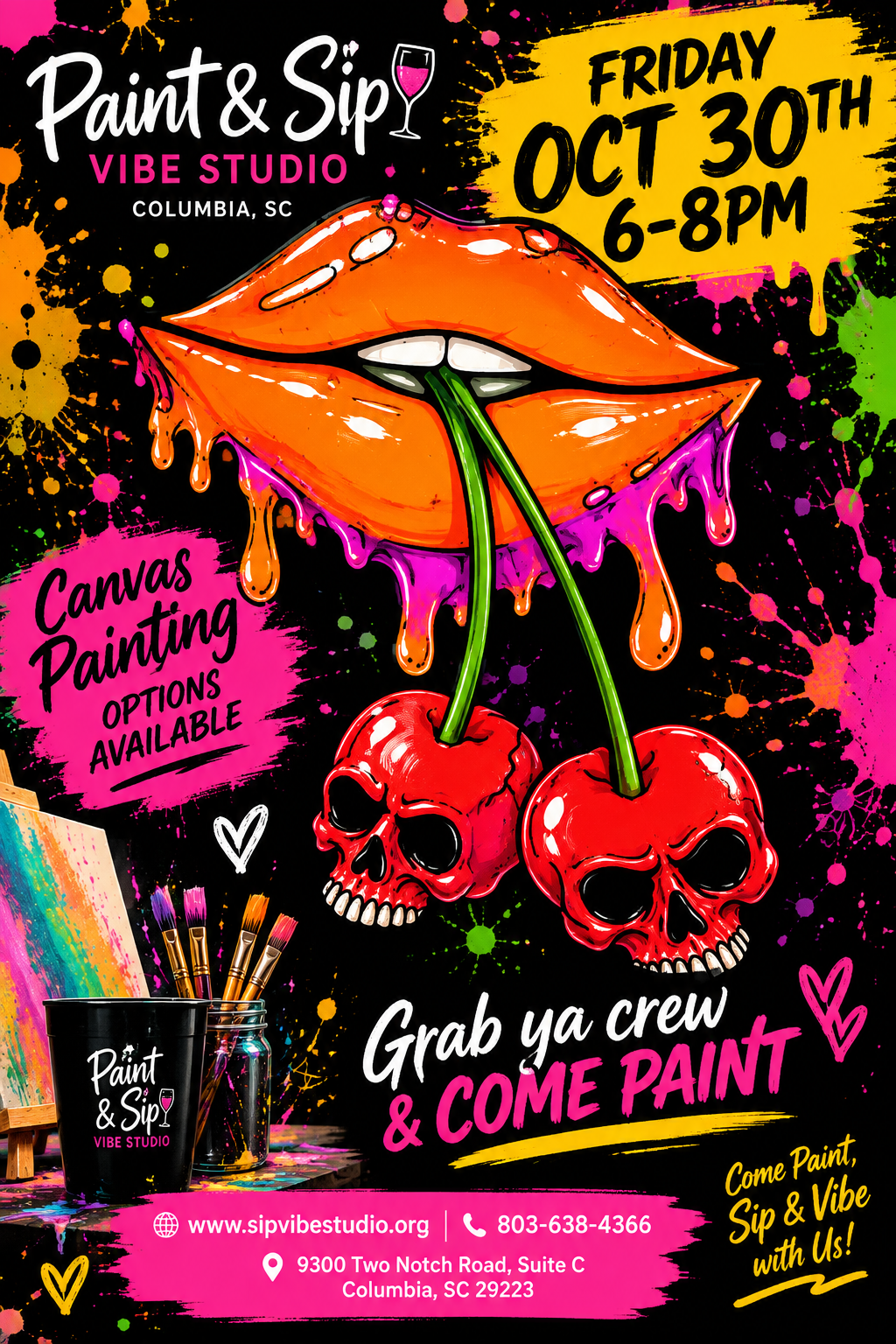 Friday Oct 30th 6-8pm