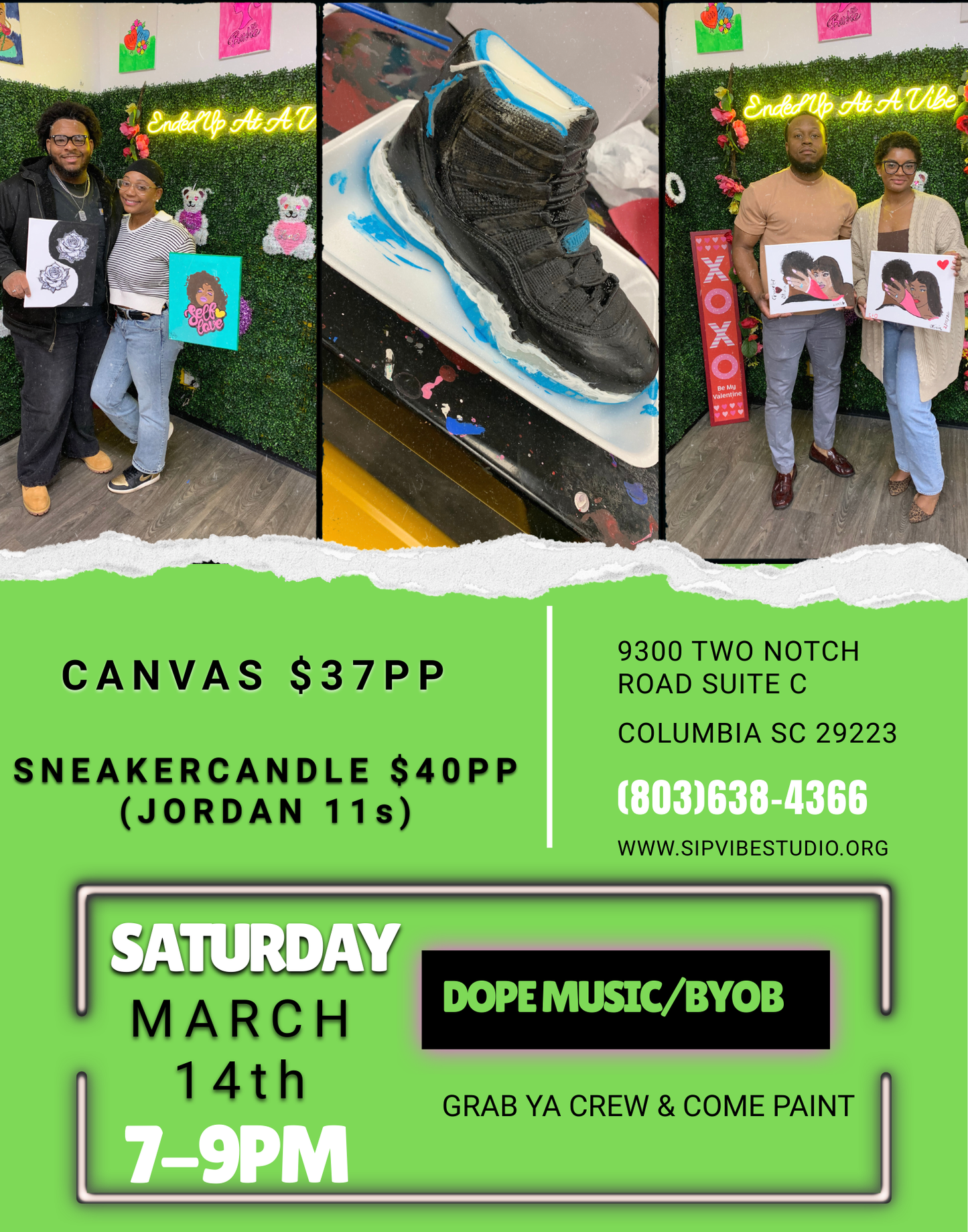 Saturday March 14th 7-9pm