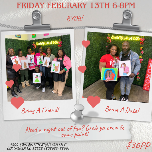 Friday Feb 13th 6-8pm