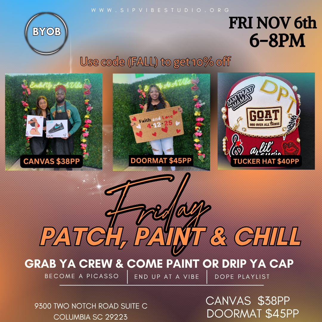 Friday Nov 6th 6-8pm