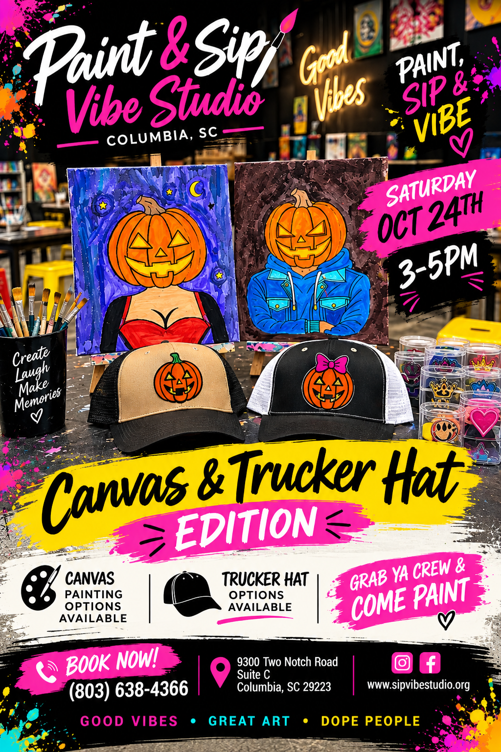 Saturday Oct 24th 3-5pm