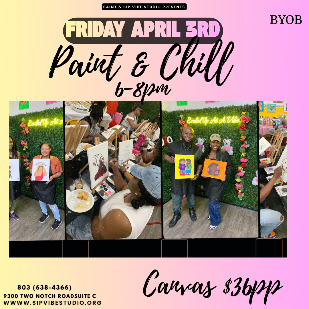 Friday April 3rd 6-8pm
