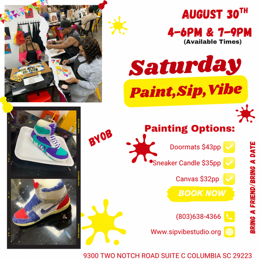 Saturday Paint Sip & Vibe August 30th