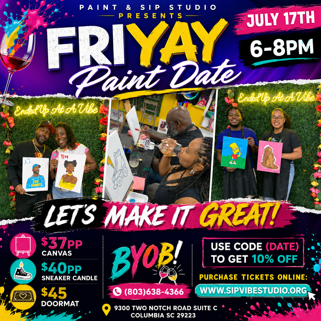 FRIYAY PAINT DATE
